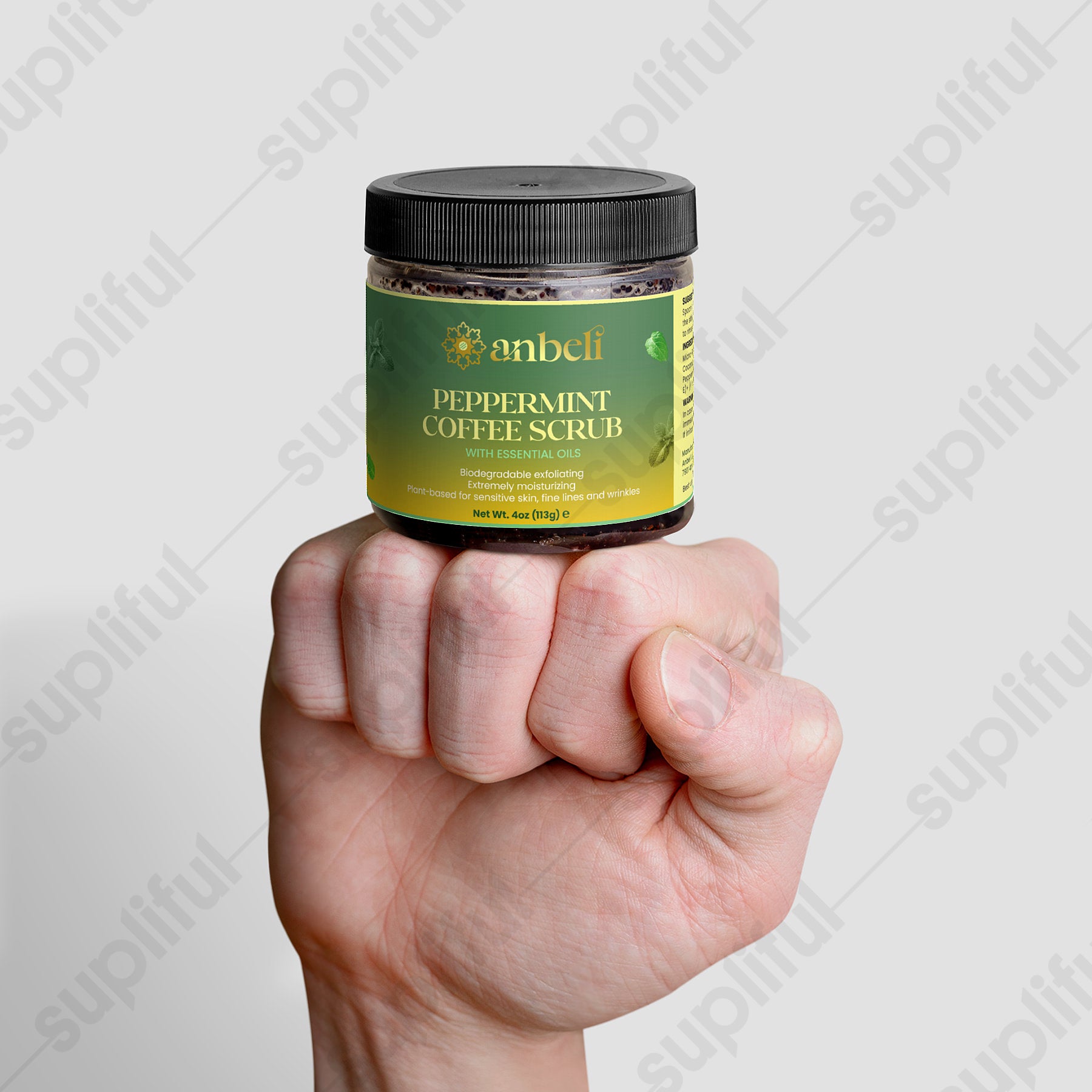 Peppermint Coffee Scrub