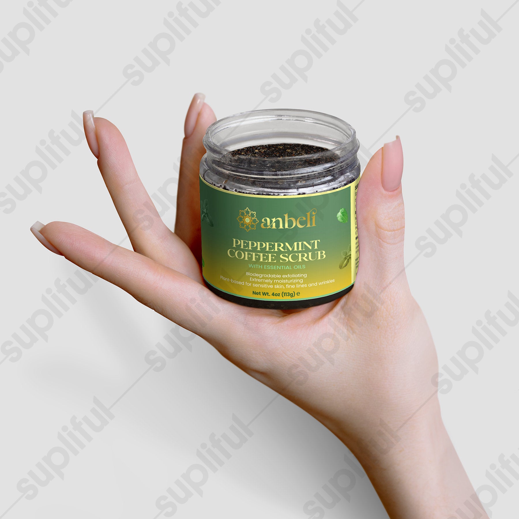 Peppermint Coffee Scrub