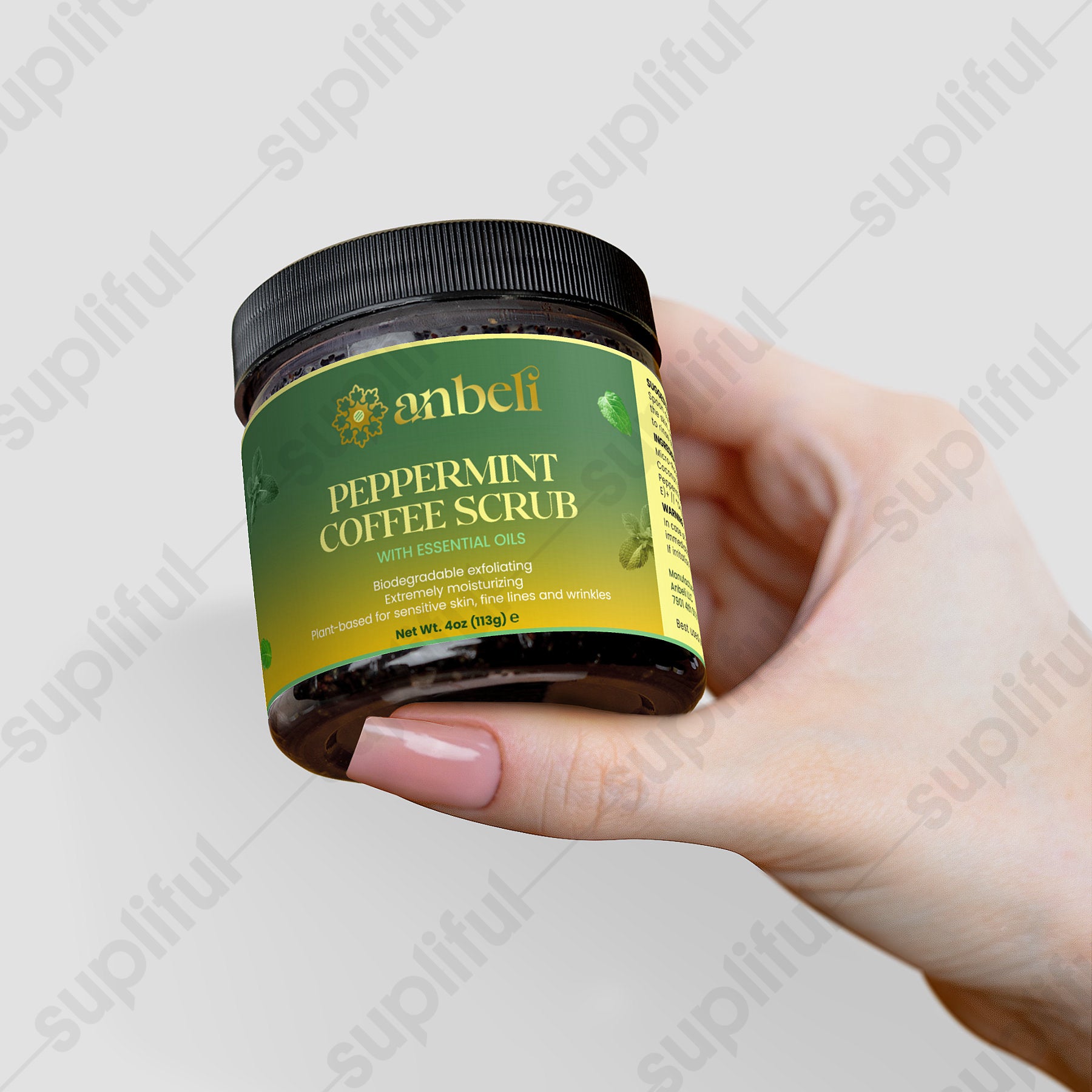 Peppermint Coffee Scrub