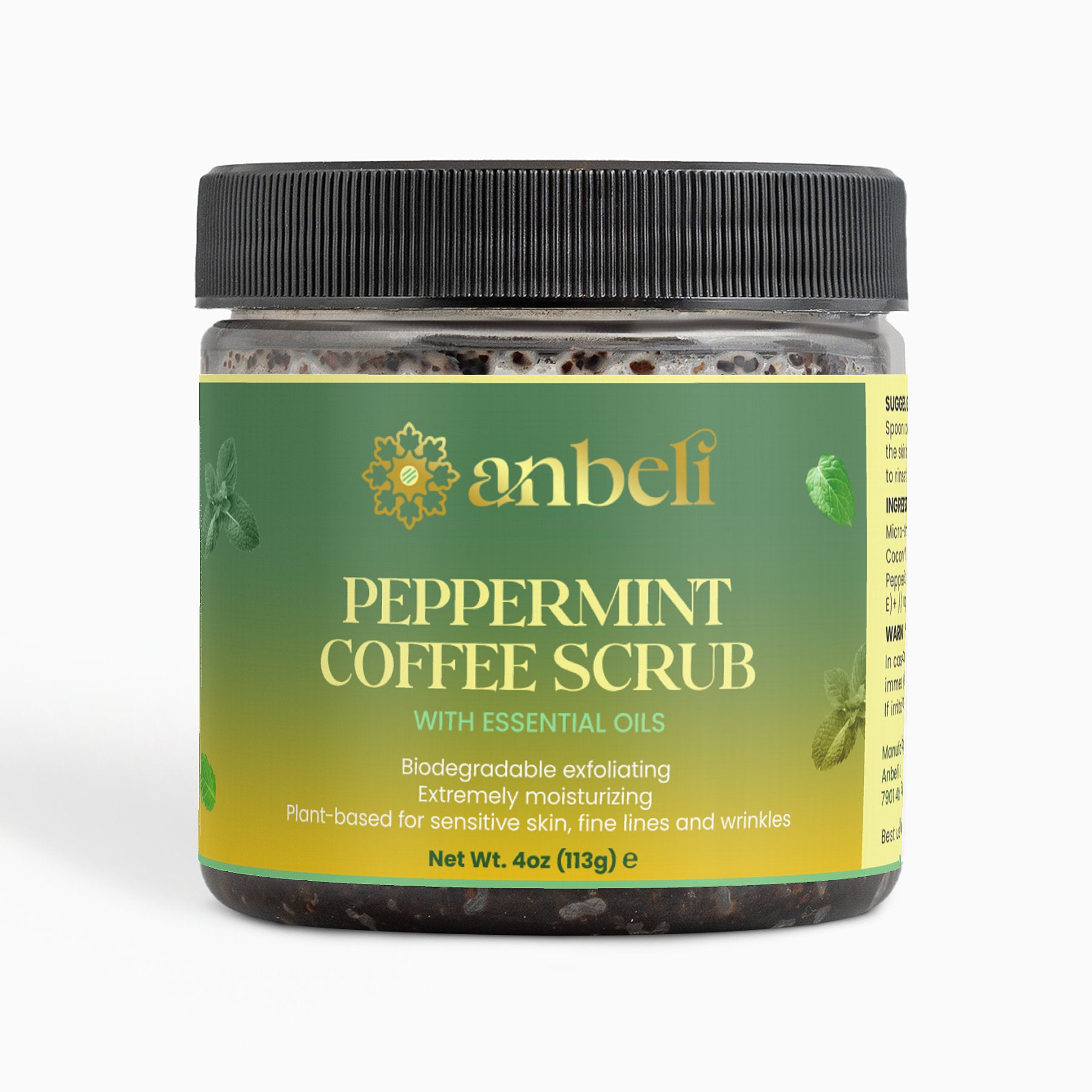 Peppermint Coffee Scrub